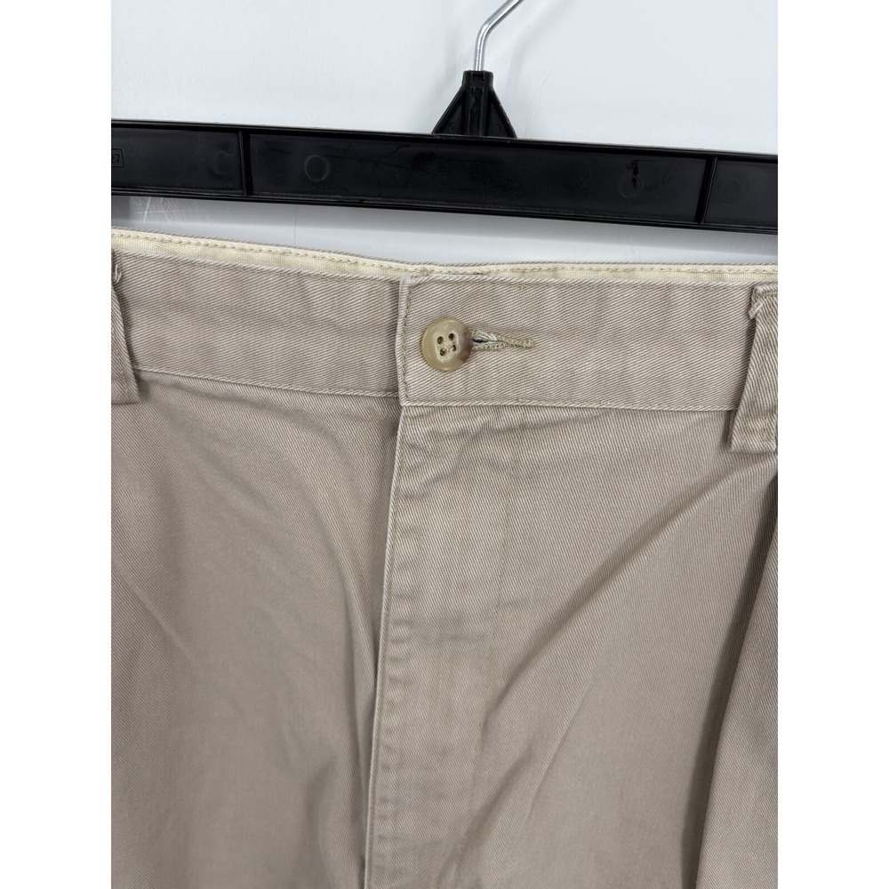 Polo Ralph Lauren Tyler VTG Shorts Men's 40 Khaki Pleated Casual Preppy Chino - Picture 4 of 8